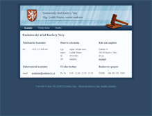 Tablet Screenshot of exekutor-kv.cz
